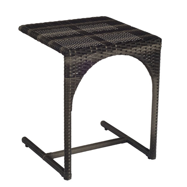 Canaveral Wicker 18 Square C Table by Woodard - Image 3